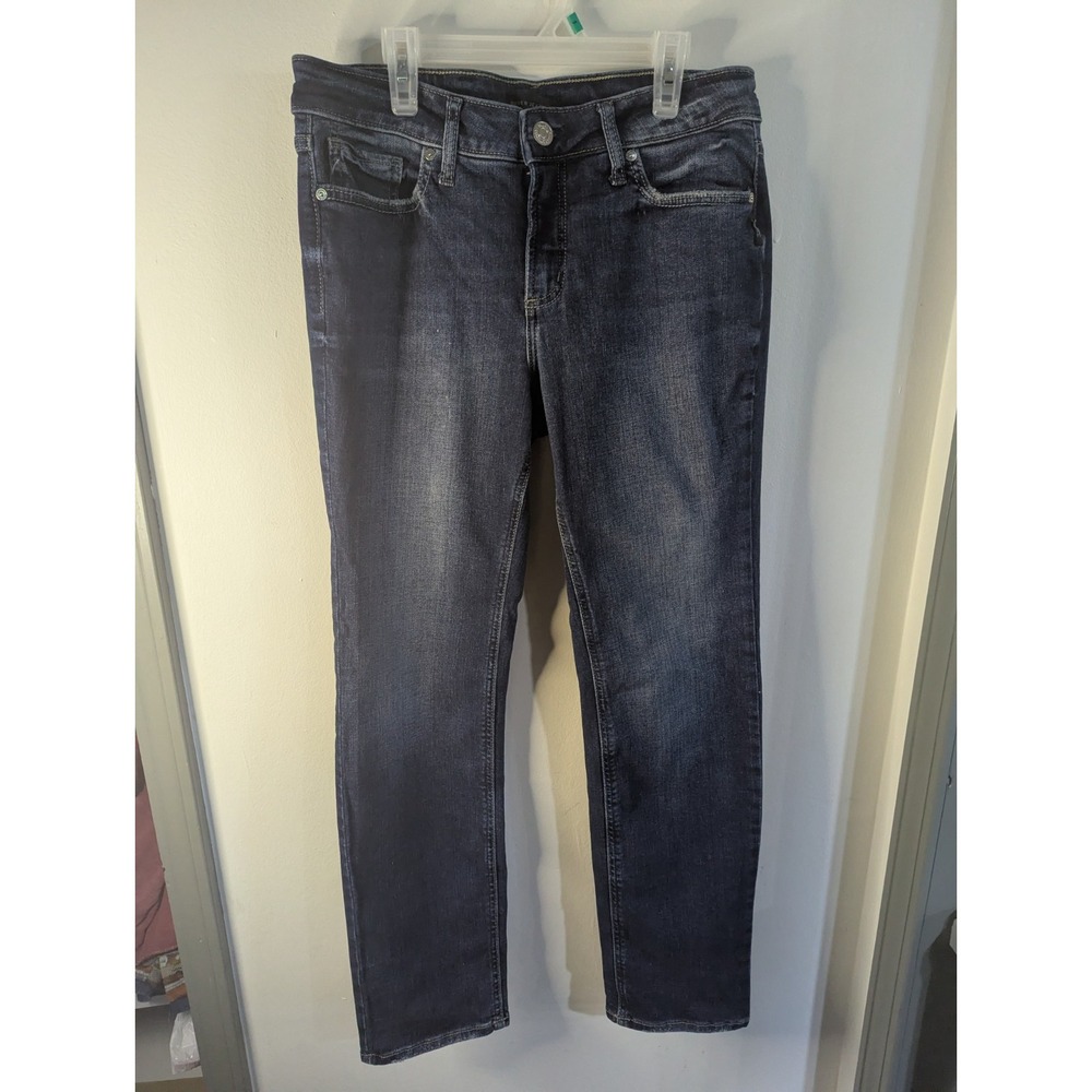 Silver Jeans Suki Straight Women's 31x31 Medium Wash Denim Stretch